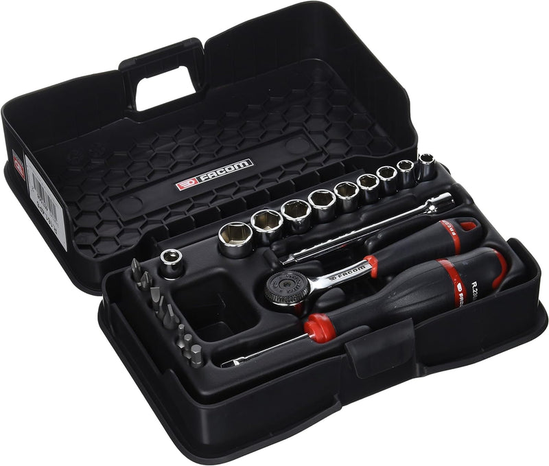 Steckschluessel-Set 1/4 R.161B, 21-tlg 1/4" 6 metrische Pans, 1/4" 6 metrische Pans