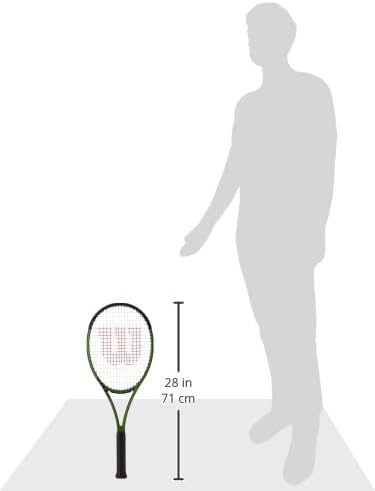 Wilson Blade 101L V8 unbesaitet 274g Tennisschläger Grün - Griffstärke 3, 3