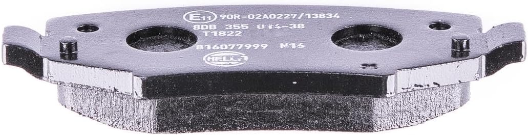HELLA PAGID 8DB 355 014-381 Bremsbelagsatz - T1822 - Dicke/Stärke: 16.6mm - Bremssystem: TRW - mit a