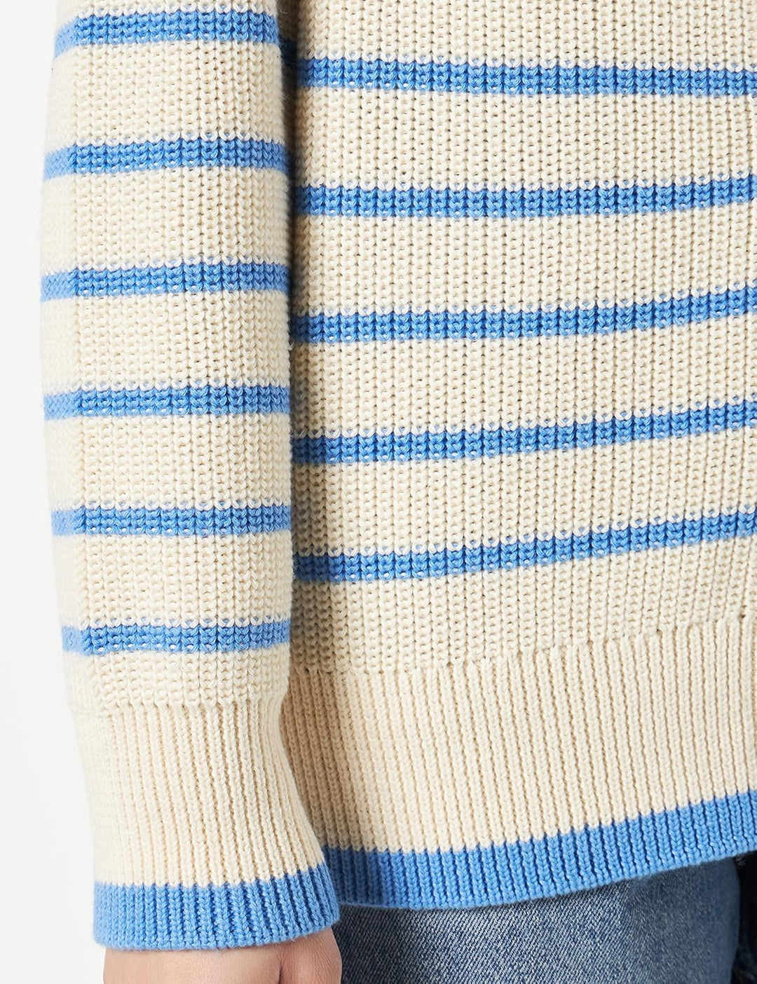 SOYACONCEPT Damen Strickjacke, Hellblau Kombi
