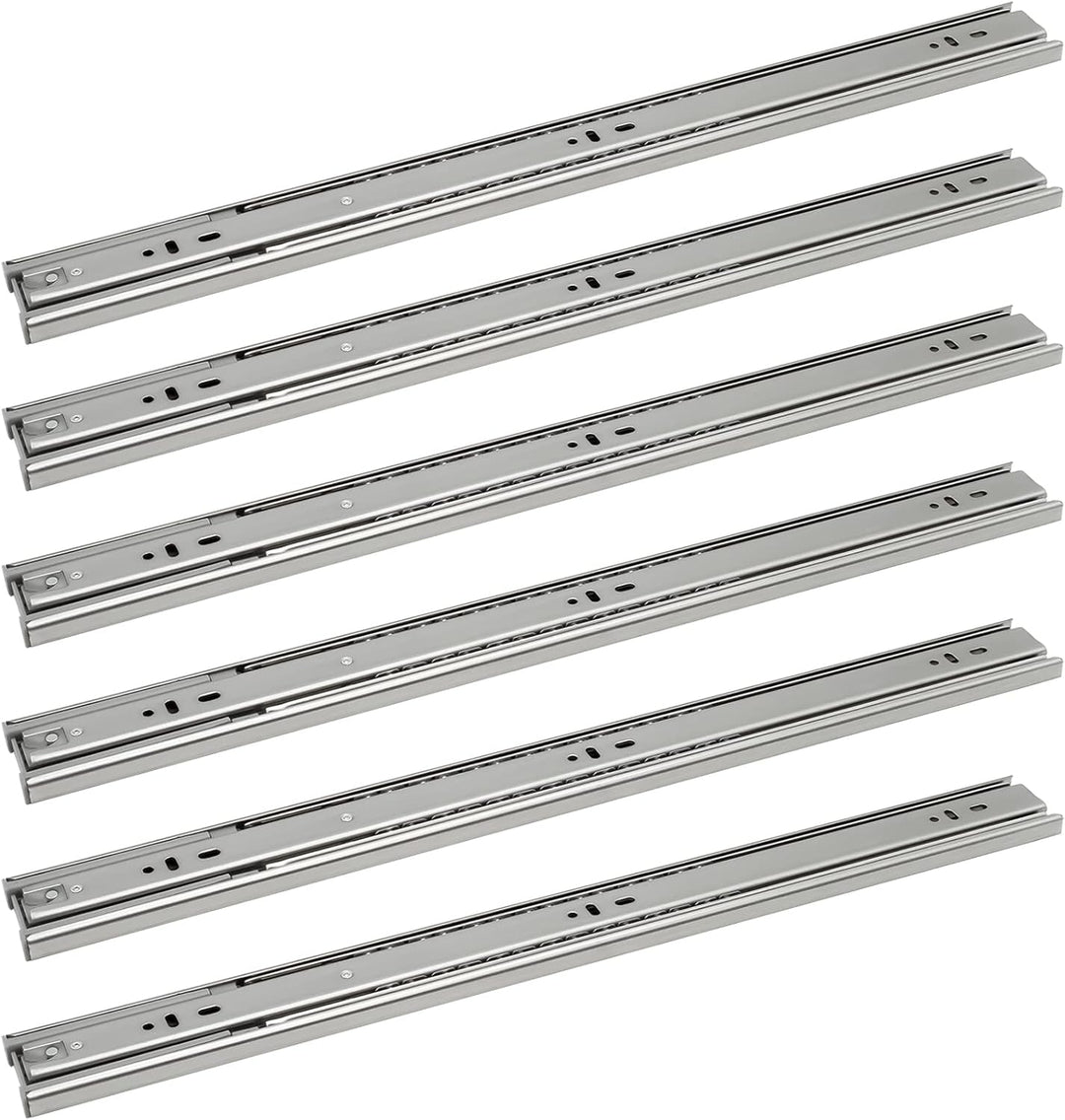 Ansobea Schubladenschienen 550mm, Kugelführungen mit 45 kg Tragkraft Vollauszüge, Schubladenauszug T