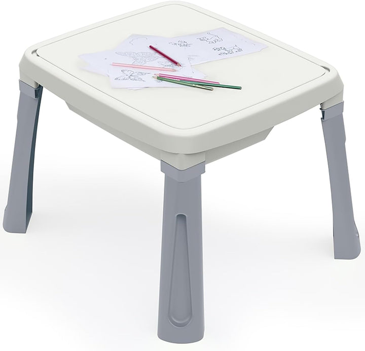 DOLU Wei�er und grauer Sand und Wasser 3-in-1-Kreativit�tstisch f�r Kinder ab 24 Monaten Gartenspiel