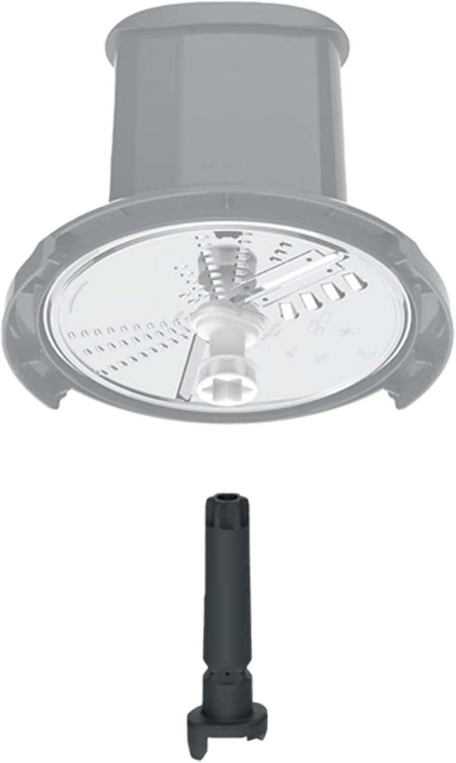 Für Gemüse Styler Thermomix TM5 TM6, Zubehör Schaft Antriebswelle Achse Gemüsestyler Drehstück