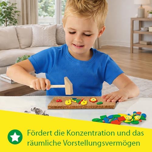 SES Hamertje Tik Fantasie (00926), Kreatives Bastelset, für Kinder ab 3 Jahren