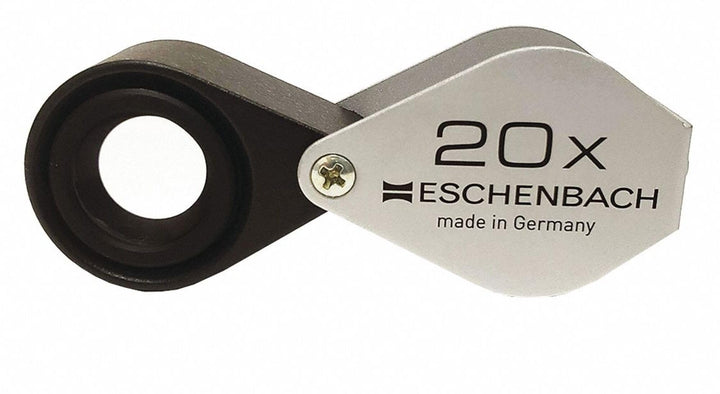 Einschlaglupe aus Metall [Eschenbach 118420] Achromatische Linse aus hochwertigem Silikat., Abmessun