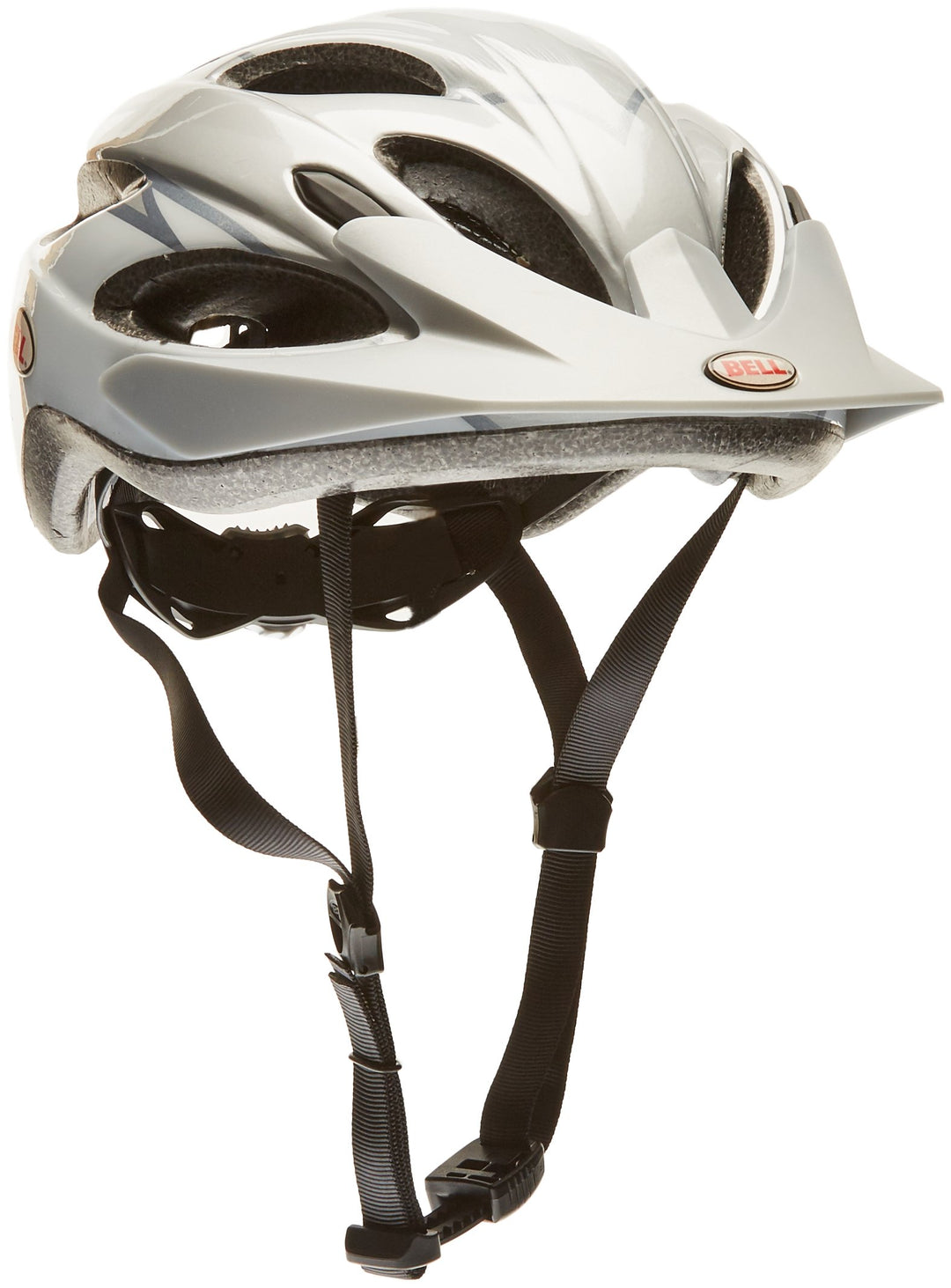 Bell Fahrradhelm Piston 54-61 cm white/silver dagger, 54-61 cm white/silver dagger