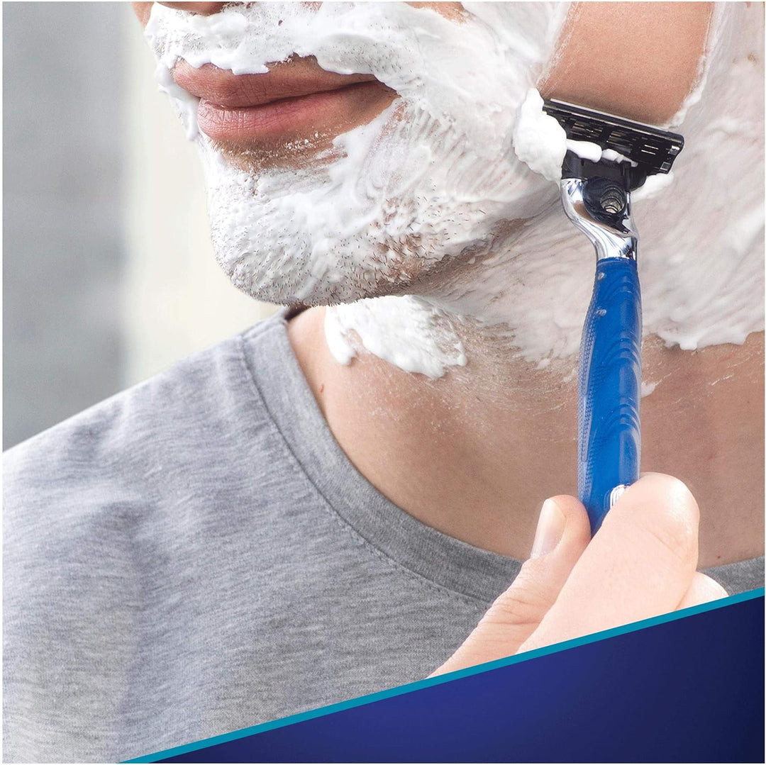 Gillette Mach3 Start Rasierklingen, 8 Ersatzklingen für Nassrasierer Herren mit 3-fach Klinge Single