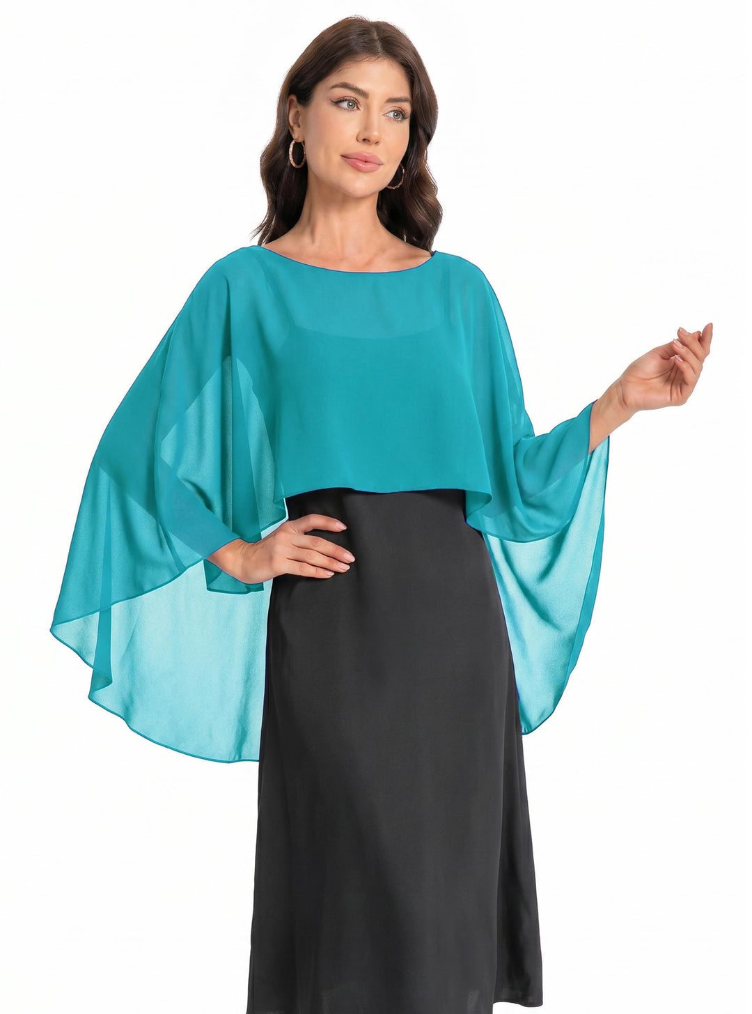 Baoqiya Damen 100 cm Einheitsgrösse Türkis/Ausflug, einfarbig (Getaway Solids), Einheitsgrö