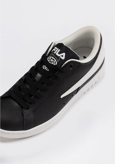 FILA Herren Highflyer L Sneaker 40 EU Black White, 40 EU Black White