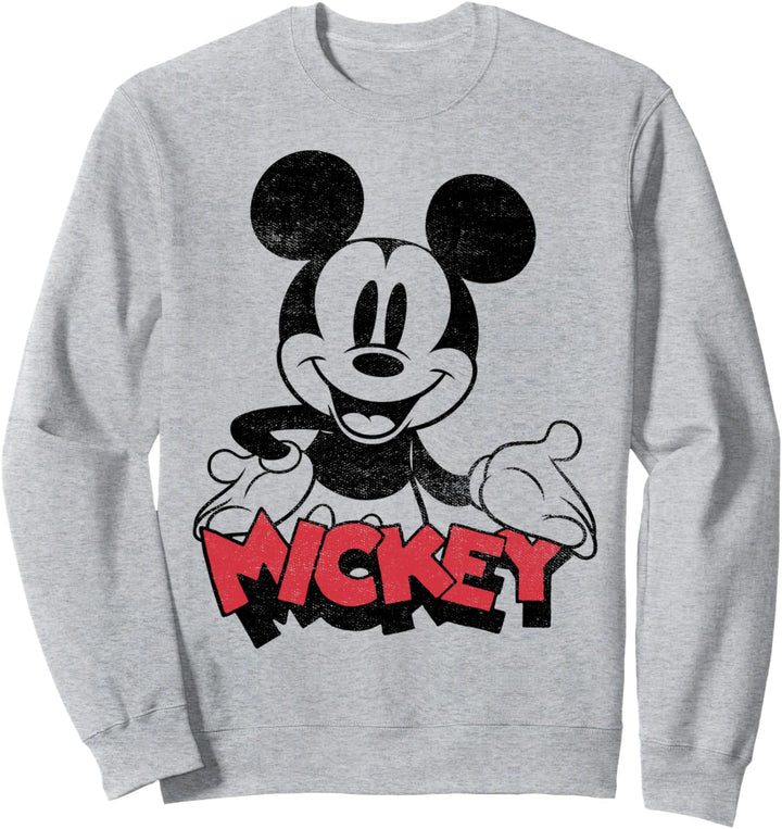 Disney Mickey & Friends Mickey Happy Face Sweatshirt