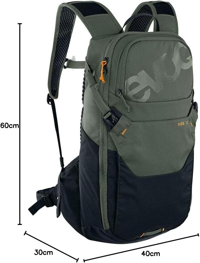 EVOC Unisex Ride Bike-Rucksack (1er Pack) Einheitsgrösse Dunkeloliv/Schwarz, Einheitsgrösse Dunkelol