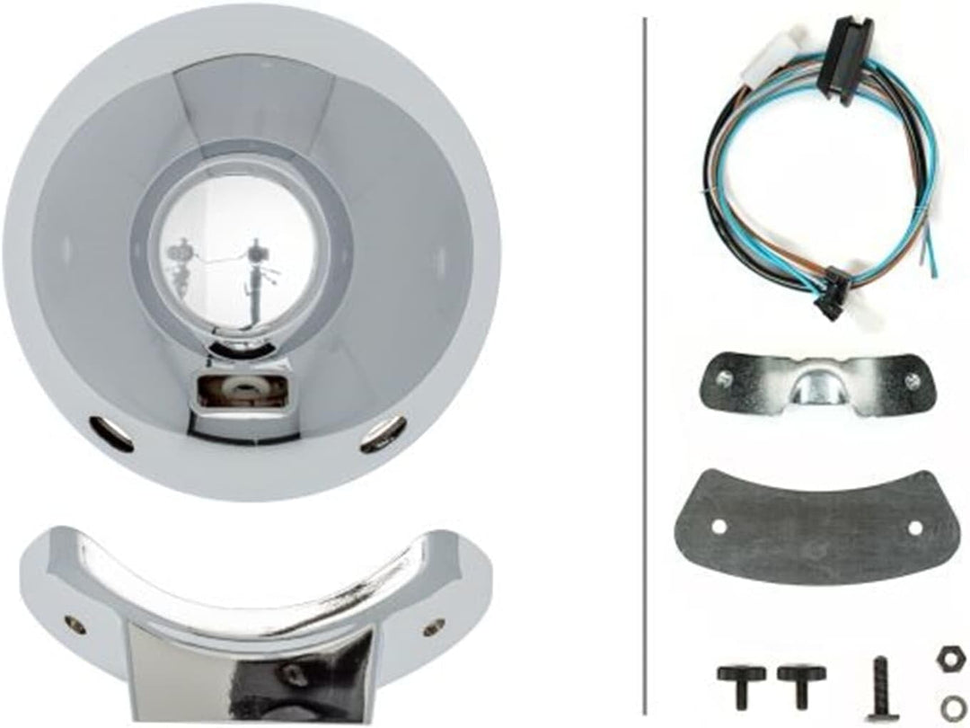 HELLA - Halogen/Hybrid-Fernscheinwerfer - Luminator Chromium - ECE-R7/E1 3047/ECE-R112/E - 1F8 007 5
