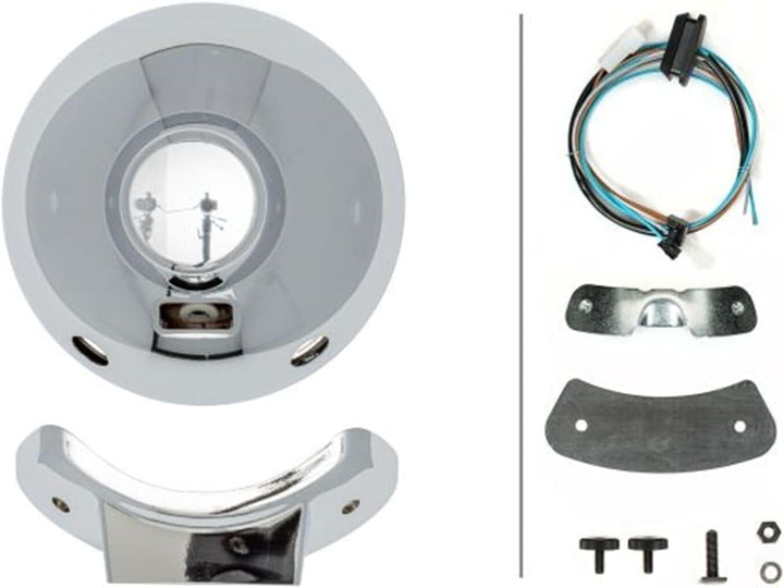 HELLA - Halogen/Hybrid-Fernscheinwerfer - Luminator Chromium - ECE-R7/E1 3047/ECE-R112/E - 1F8 007 5