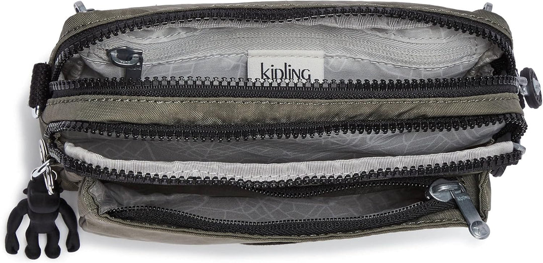 Kipling ABANU Multi Kleine Umhängetasche, die in eine Hüfttasche umgewandelt Werden kann S Grünmoos,