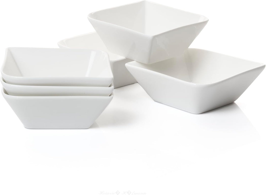 Retsch Arzberg Fantastic edles Schalen-Set 6teilig für 6 Personen/14 x 14cm/Porzellan/cremeweiss
