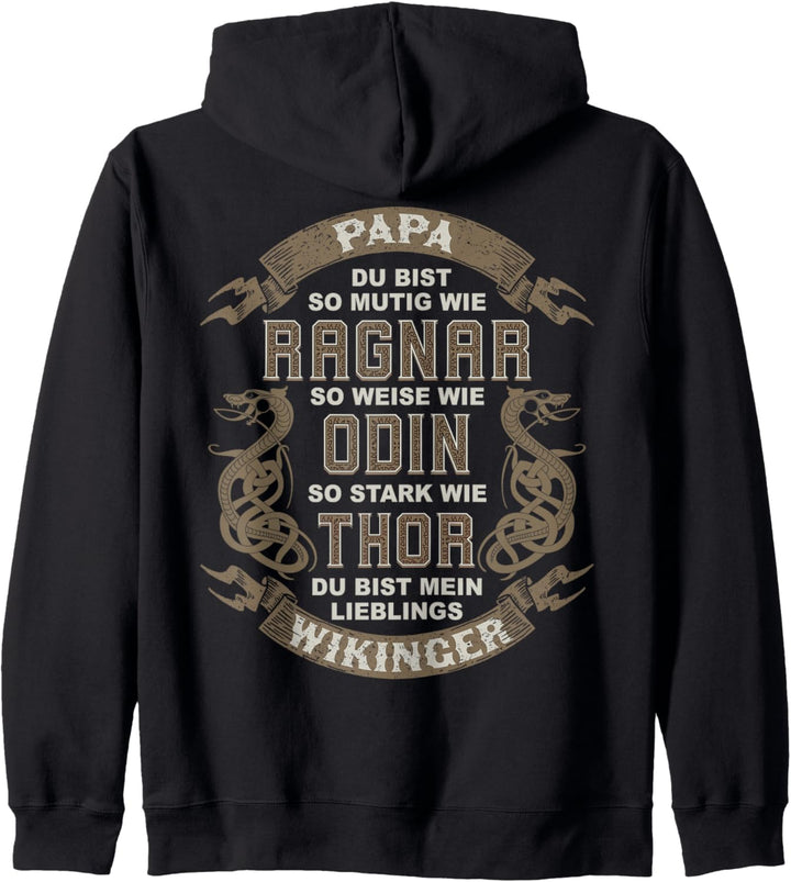 Papa so wie - Ragnar - Odin - Thor - Lieblings Wikinger Papa Kapuzenjacke