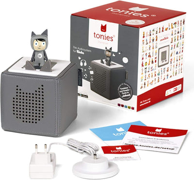 tonies Toniebox Starter Set inkl. 1 Kreativ Figur – Audioplayer für Hörbücher und Lieder für Kinder,