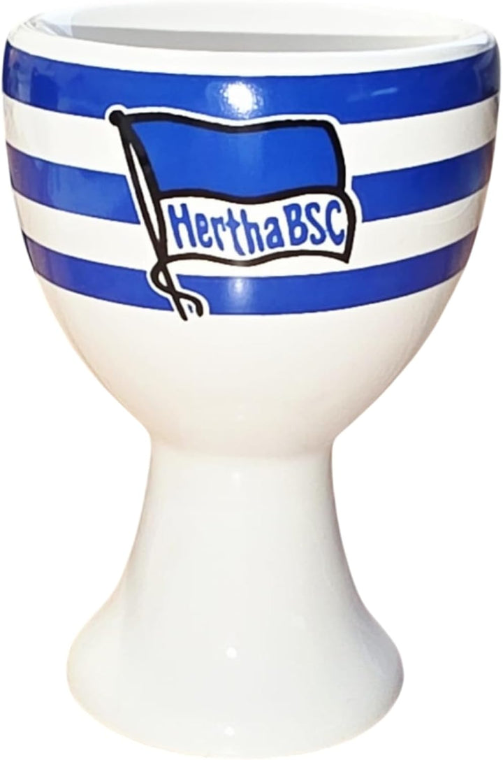 Hertha BSC Berlin Eierbecher - Logo - blau-weiss 2er-Set - plus Lesezeichen I love Berlin