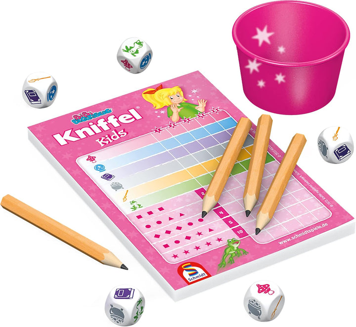 Schmidt Spiele 40641 Bibi Blocksberg, Kniffel Kids, Kinderspiel