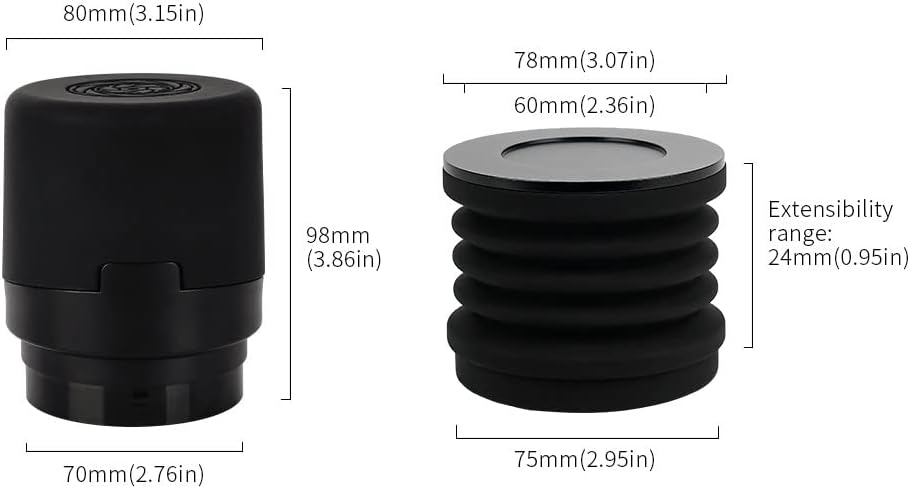 watchget Kaffeemühle Einzeldosierung Trichter Kompatibel mit Baratza Encore Kaffeemühle Silikonbalg