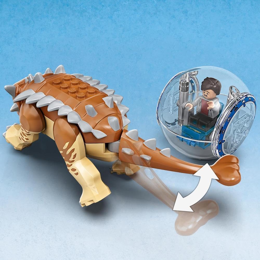LEGO 75941 Jurassic World Indominus Rex vs. Ankylosaurus, Dinosaurier Set mit Gyrosphäre