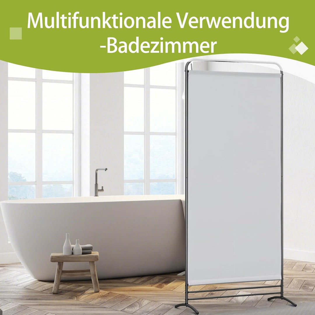 Angel Living Paravent 1 Teilig Klappbar Raumteiler Freistehend Sichtschutzwand Raumteiler Stellwand