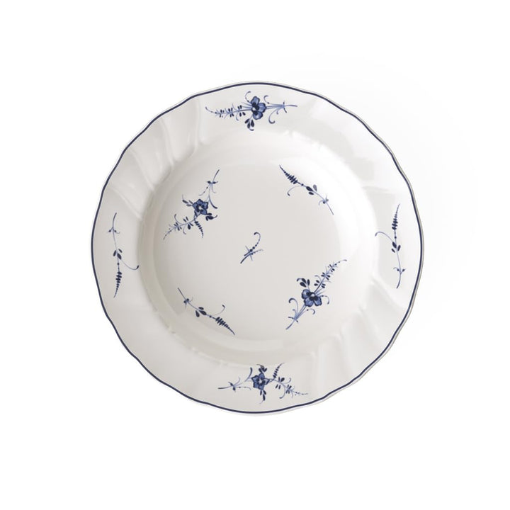 Villeroy &amp; Boch Vieux Luxembourg Suppenteller, 23 cm, Premium Porzellan, Weiss/Blau, 10-2341-2700 22