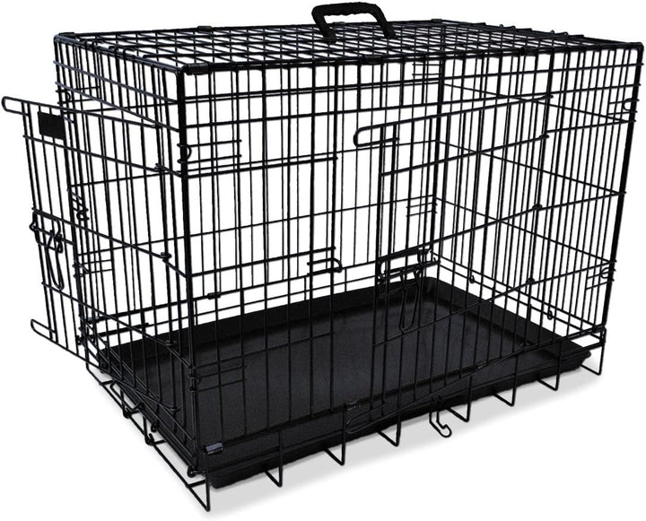Nobby Transportkäfig faltbar schwarz L x B x H: 64 x 48 cm x 54 cm schwarz 64x48x54 cm, schwarz 64x4