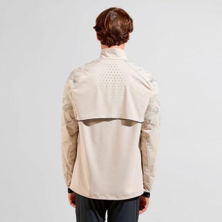 Odlo Herren Zeroweight Pro Warm Reflect Jacke Softshelljacke Outdoorjacke M silver cloud, M silver c