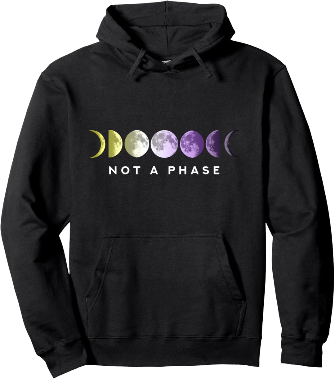 Not a phase Mond LGBT CSD Non Binary Pullover Hoodie