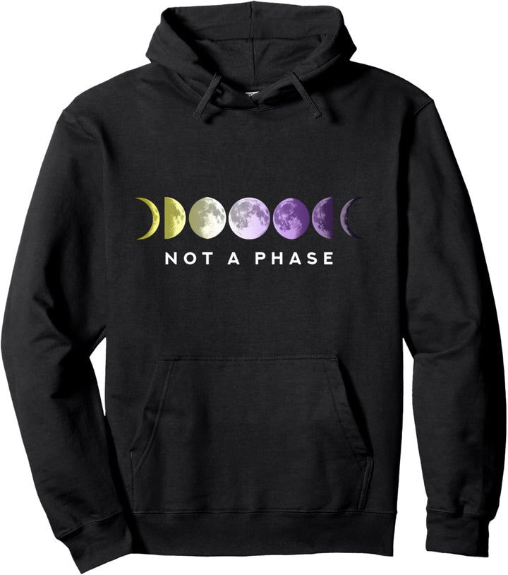 Not a phase Mond LGBT CSD Non Binary Pullover Hoodie
