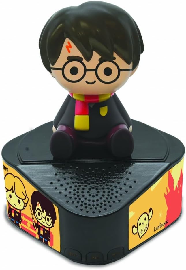 Lexibook BTD80HP Warner Harry Potter-Lautsprecher mit Leuchtfigur, Bluetooth 5,0, Anschluss/USB Typ