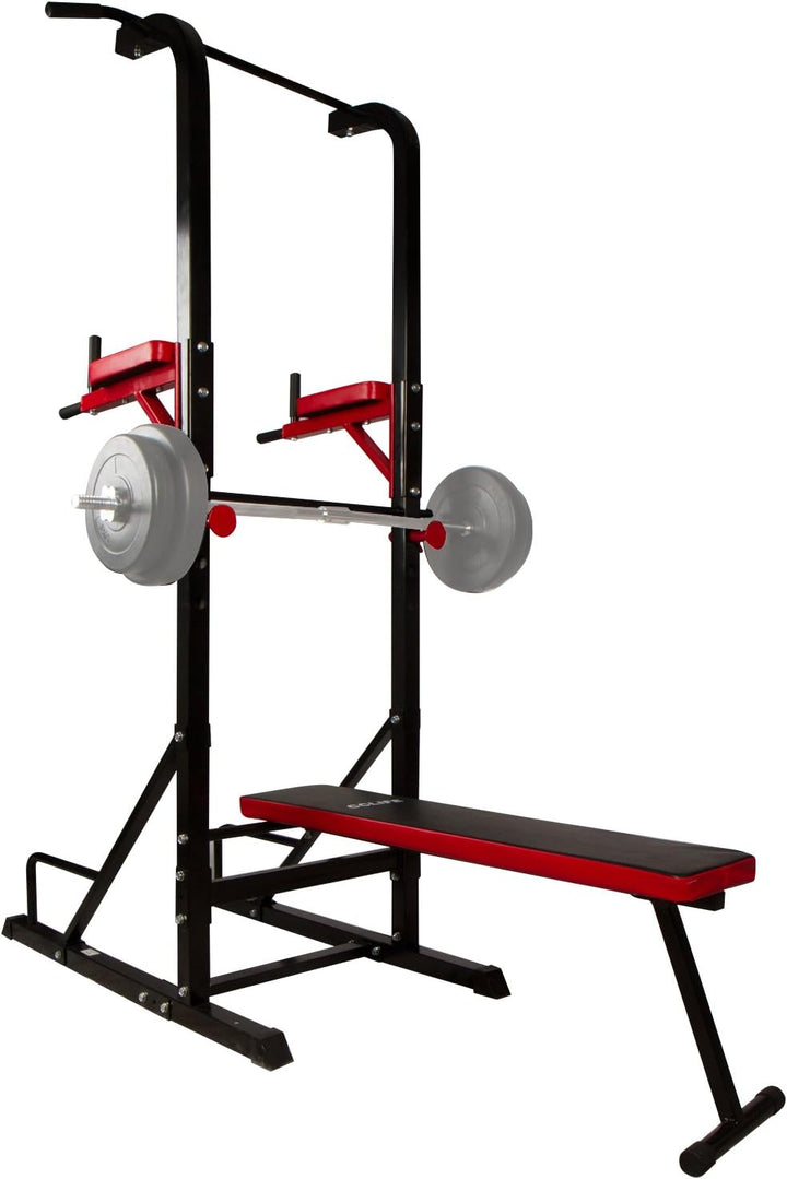 CCLIFE Power Tower Dip Station Klimmzugstange für Krafttrainingsgeräte für das