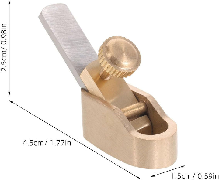 Supvox Kleiner Holzbearbeitungs Handhobel für Geigen mit Metallgriffbrett Stabile Präzise Leistung G