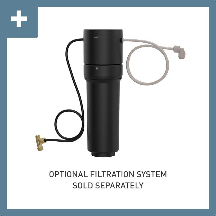 Moen S5530 SIP modernes one-handle Hohe Arc Getränk Wasserhahn, Chrom Chrome, Chrome