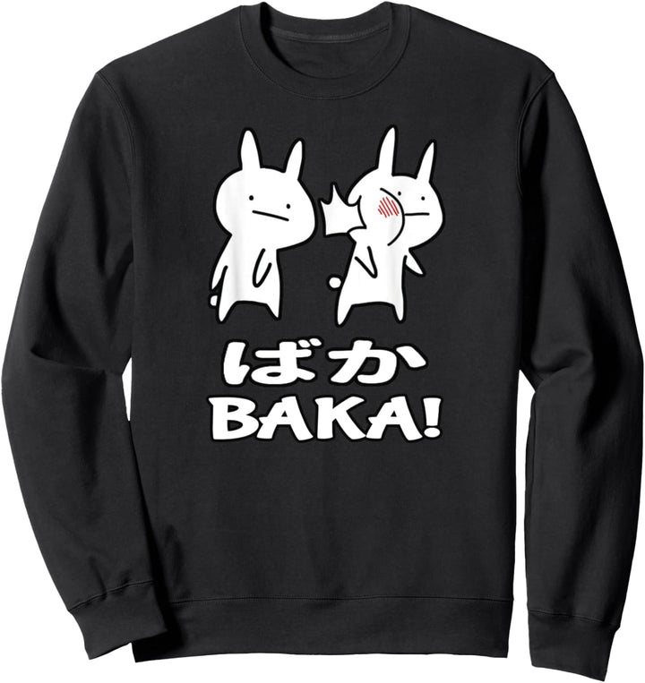 Lustiges japanisches Anime Baka Rabbit Slap Otaku Geschenk Sweatshirt