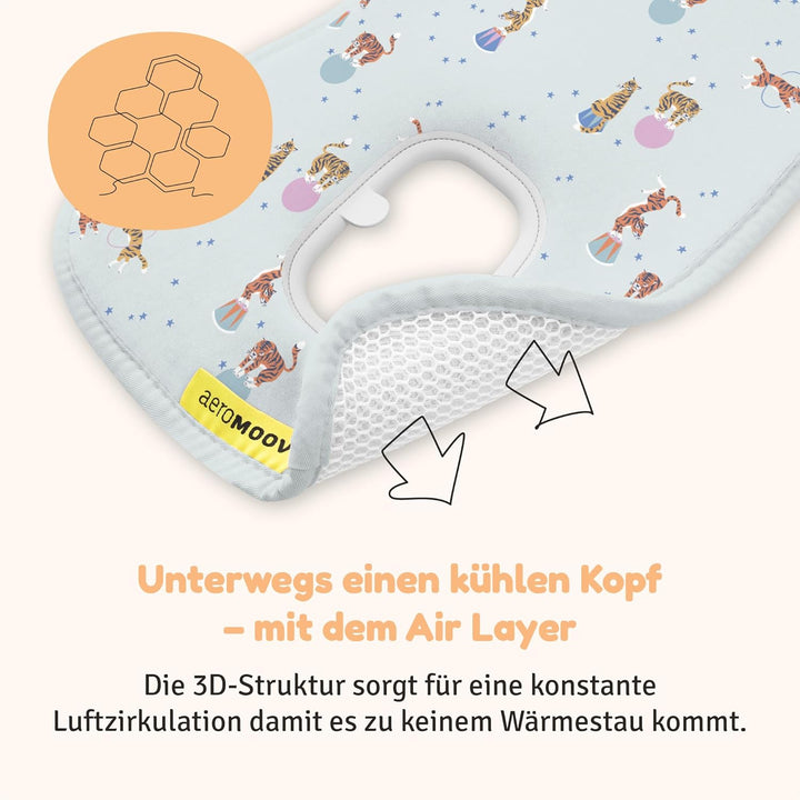 Aeromoov - Baby Sitzauflage Air Layer - Einlage Für Autositz oder Kinderwagen - Gruppe 0 - Antischwi