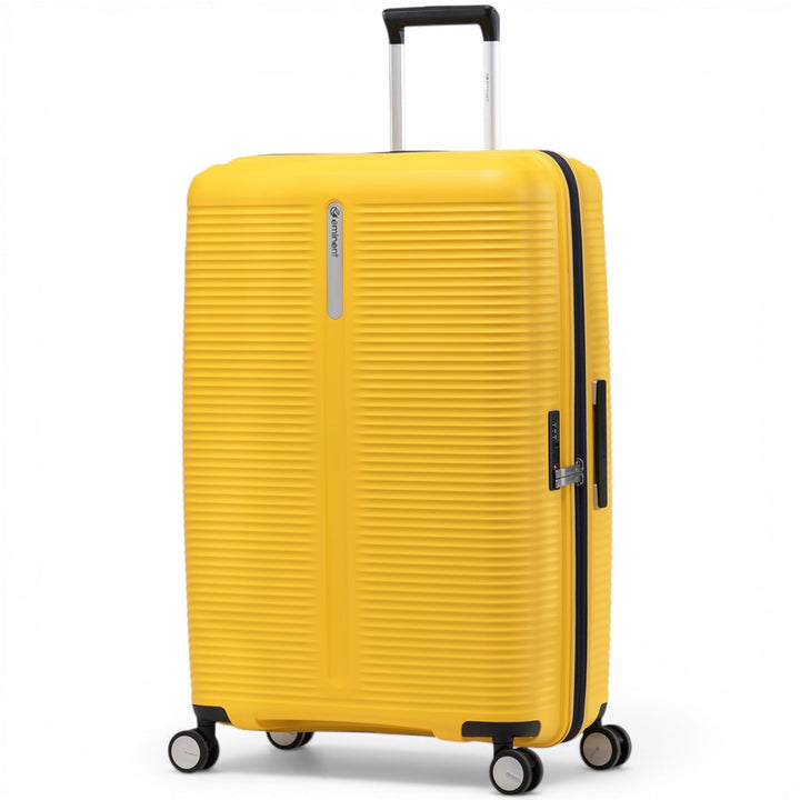 Eminent Finno Koffer Gross 77x51x30 cm, Erweiterbar, Hartschalenkoffer, 4 Rollen, Leicht, TSA Schlos