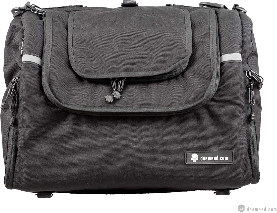 DEEMEED PETBAG Motorradtasche für Hunde und Katzen(2-5 kg), wasserdicht, tragbar, dreifach belüftet,