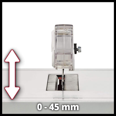 Einhell Tischkreissäge TC-TS 210 (max. 1200 W, Ø 210 x 30 Sägeblatt, Überlastschalter, Parallelansch