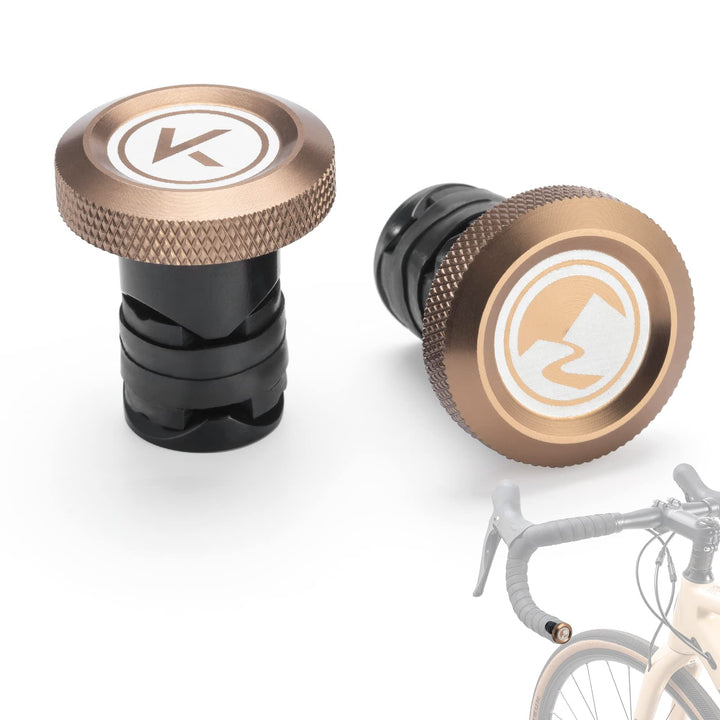 ROCKBROS Road-to-Sky Fahrrad Lenkerstopfen Endkappe Lenker Bar End Plugs aus Aluminiumlegierung 2 St