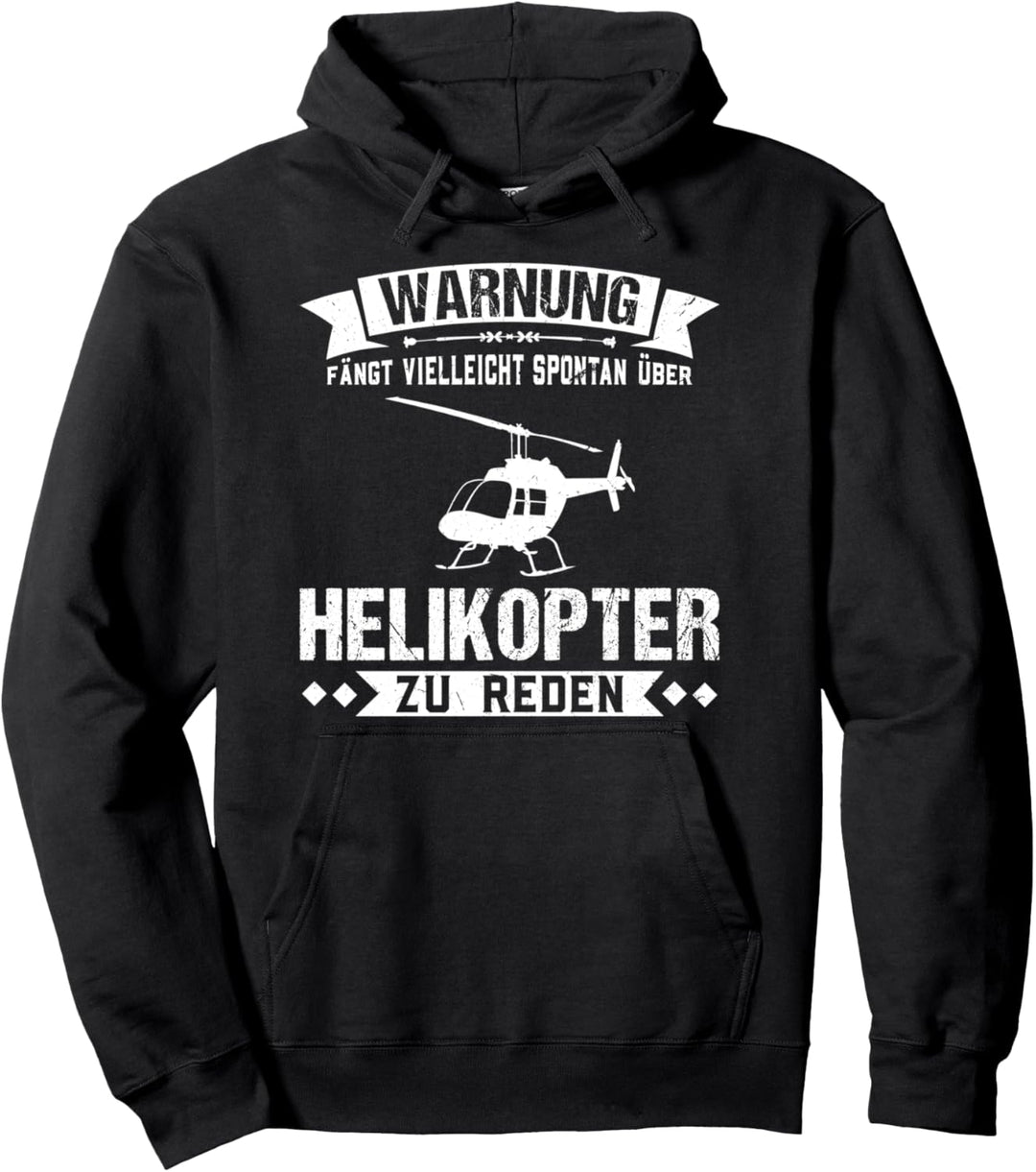 Helikopter Pilot Hubschrauber Pullover Hoodie