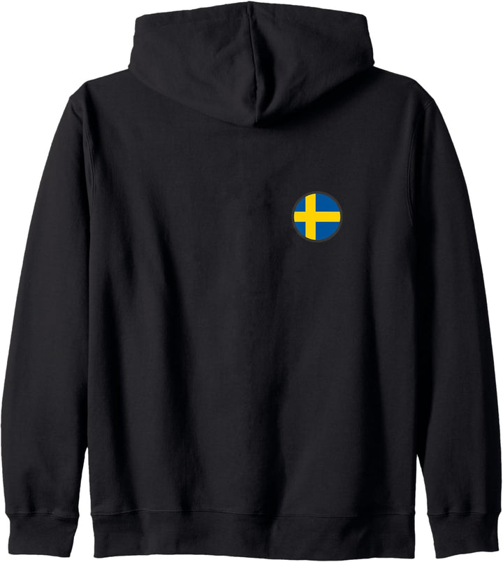 Flagge Schweden Kapuzenjacke