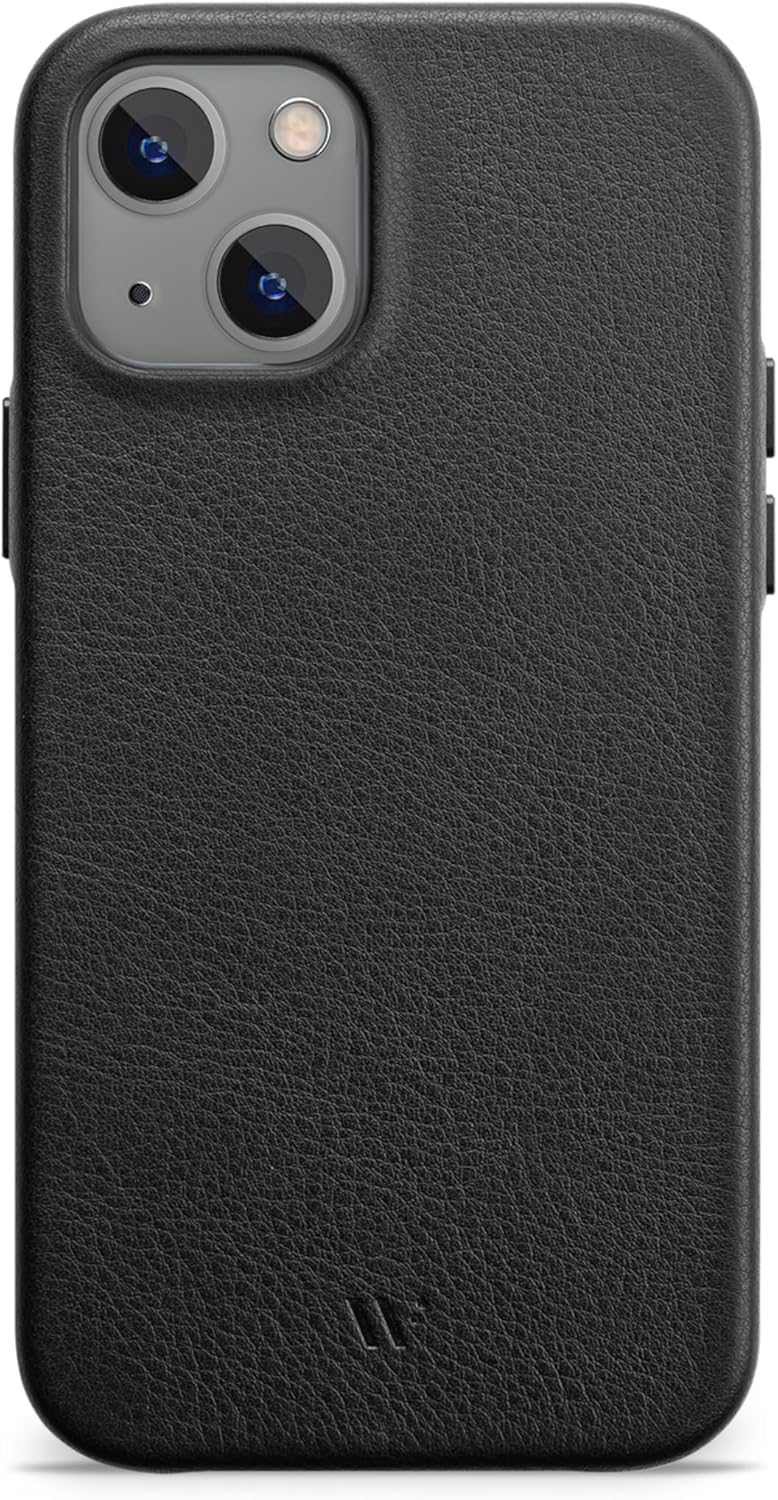 WIIUKA Hülle für iPhone 13 Mini, Deutsches Leder, Lederhülle extra Dünn, Premium Handyhülle, Case, Q