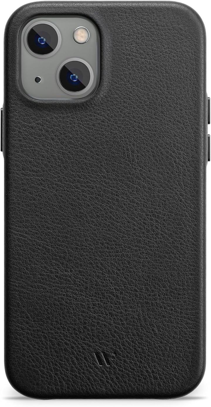 WIIUKA Hülle für iPhone 13 Mini, Deutsches Leder, Lederhülle extra Dünn, Premium Handyhülle, Case, Q