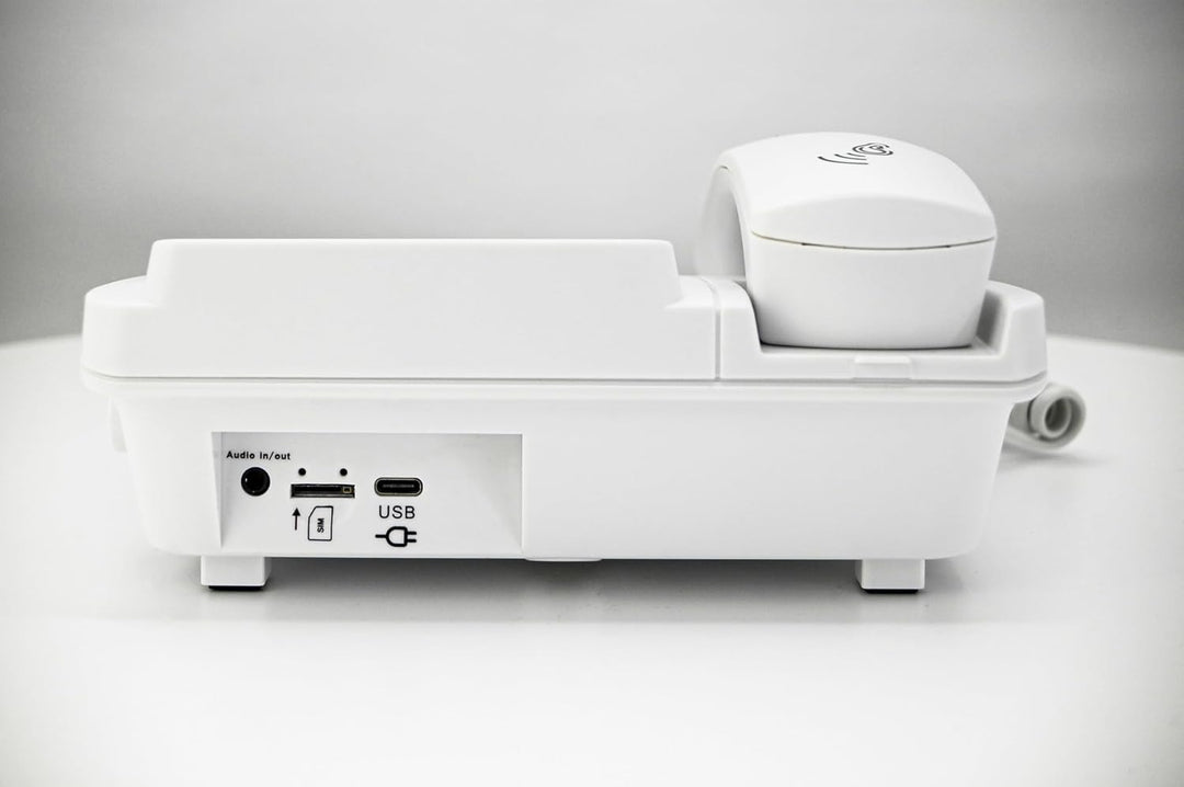 Geemarc CL9000 - Hausnotruf-Telefon und wasserdichtes SOS-Armband mit grossen Tasten, verstärkter La