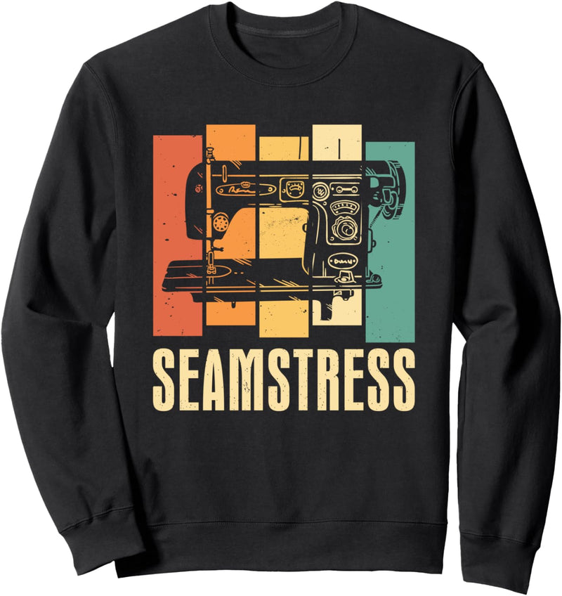 Nähen Nähmaschinen Handarbeit - Retro Näher Schneider Sweatshirt