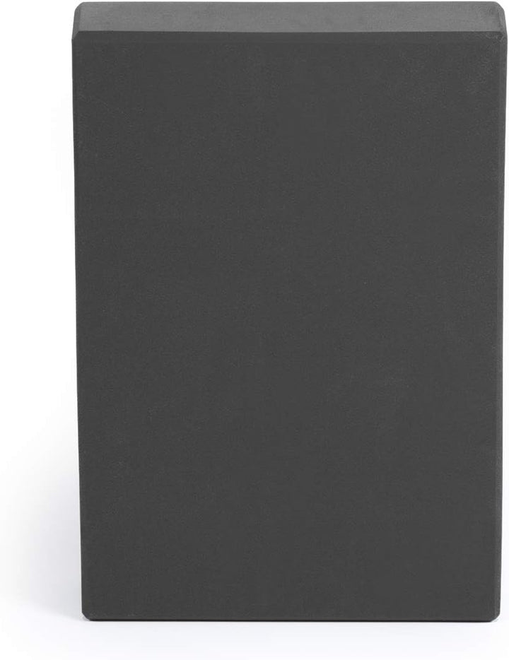 Yoga Studio Pilates Sitzblock – Graphitgrau Yoga Blocks mit abgeschrägten Kanten für Anfänger und Pr