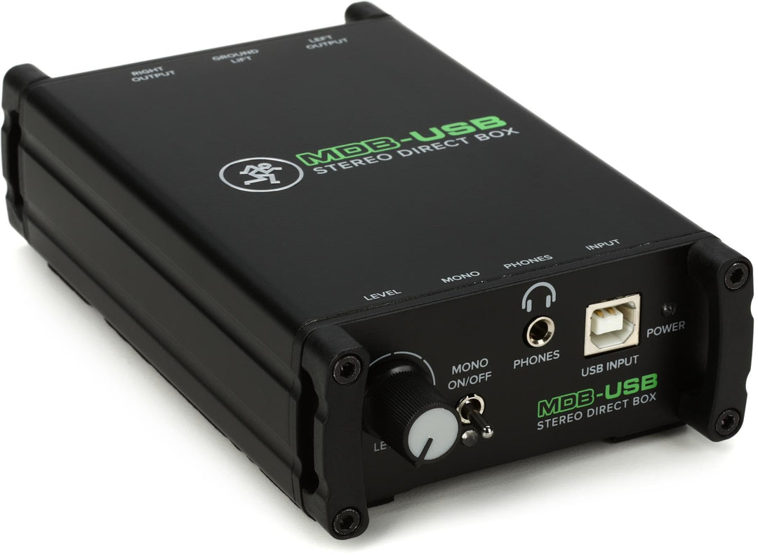 MACKIE MDB-USB Stereo Direct Box schwarz, USB