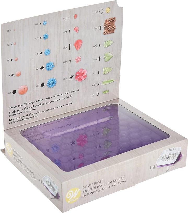 Wilton Verzierungstüllen-Set, 22-Teilig Piping Tip Set, 22 Piece, Piping Tip Set, 22 Piece
